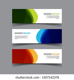 Vector Abstract design banner web template