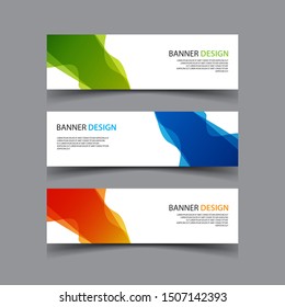 Vector Abstract design banner web template