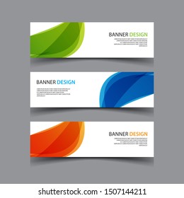 Vector Abstract design banner web template