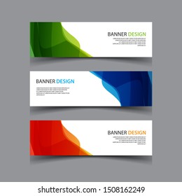Vector Abstract design banner web template