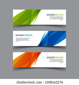 Vector Abstract design banner web template