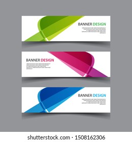 Vector Abstract design banner web template