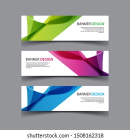 Vector Abstract design banner web template