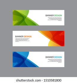 Vector Abstract design banner web template