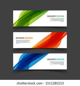 Vector Abstract design banner web template