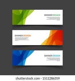 Vector Abstract design banner web template