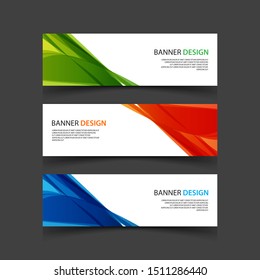 Vector Abstract design banner web template