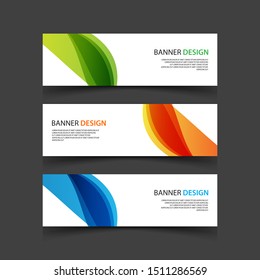 Vector Abstract design banner web template
