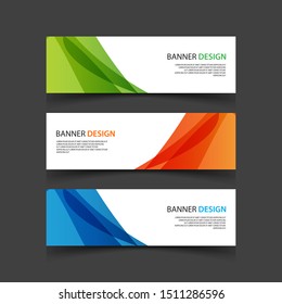 Vector Abstract design banner web template