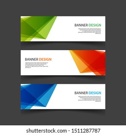 Vector Abstract design banner web template