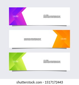 	
Vector abstract design banner web template or header Templates.
