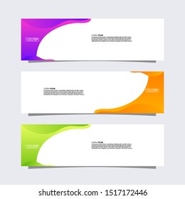	
Vector abstract design banner web template or header Templates.
