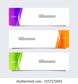 	
Vector abstract design banner web template or header Templates.