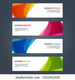Vector Abstract design banner web template