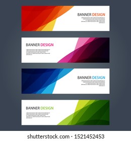 Vector Abstract design banner web template