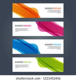 Vector Abstract design banner web template