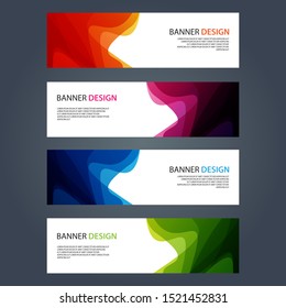 Vector Abstract design banner web template