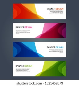 Vector Abstract design banner web template