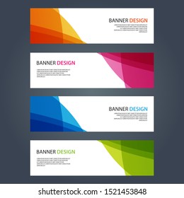Vector Abstract design banner web template