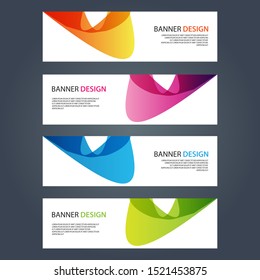 Vector Abstract design banner web template