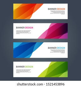 Vector Abstract design banner web template