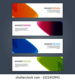 Vector Abstract design banner web template