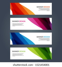 Vector Abstract design banner web template