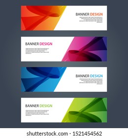 Vector Abstract design banner web template