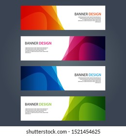 Vector Abstract design banner web template