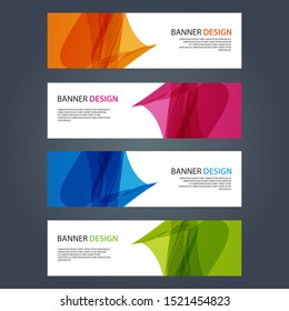 Vector Abstract design banner web template