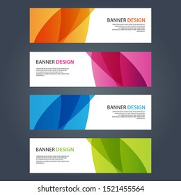 Vector Abstract design banner web template