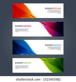 Vector Abstract design banner web template