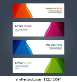 Vector Abstract design banner web template