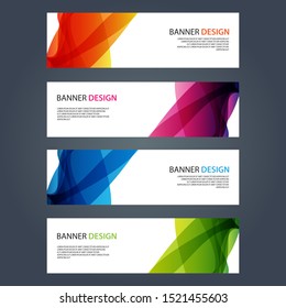 Vector Abstract design banner web template
