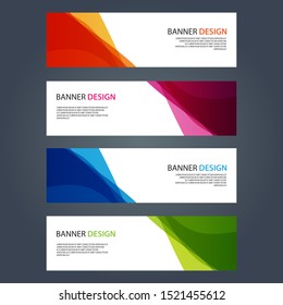 Vector Abstract design banner web template