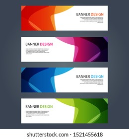 Vector Abstract design banner web template