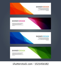 Vector Abstract design banner web template