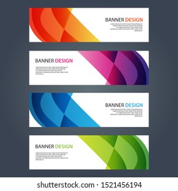Vector Abstract design banner web template
