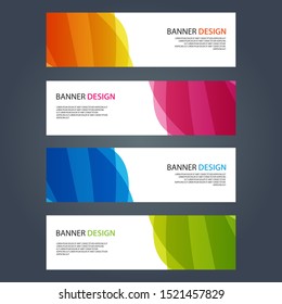 Vector Abstract design banner web template