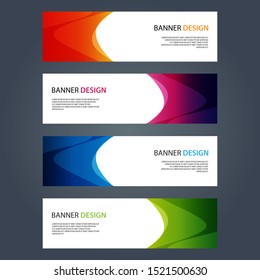 Vector Abstract design banner web template
