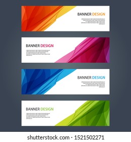 Vector Abstract design banner web template