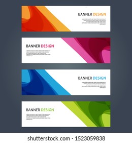 Vector Abstract design banner web template
