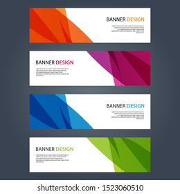 Vector Abstract design banner web template