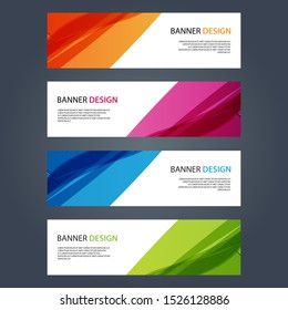 Vector Abstract design banner web template