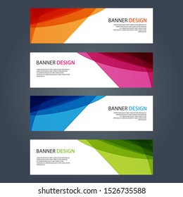 Vector Abstract design banner web template