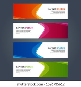 Vector Abstract design banner web template