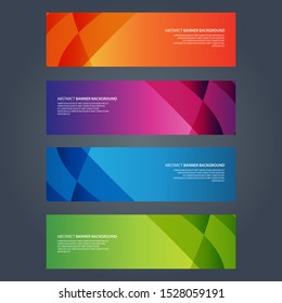 Vector Abstract design banner web template