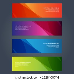 Vector Abstract design banner web template