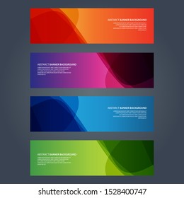 Vector Abstract design banner web template