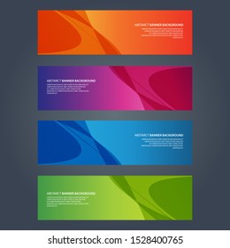 Vector Abstract design banner web template